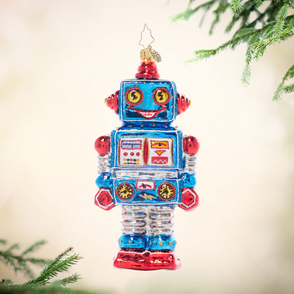 Front image - Seasonal Spark - (Robot ornament)