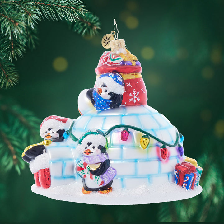 Front image - Chilly Igloo Rescue - (Penguin ornament)