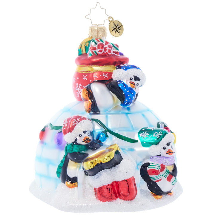 Side image - Chilly Igloo Rescue - (Penguin ornament)