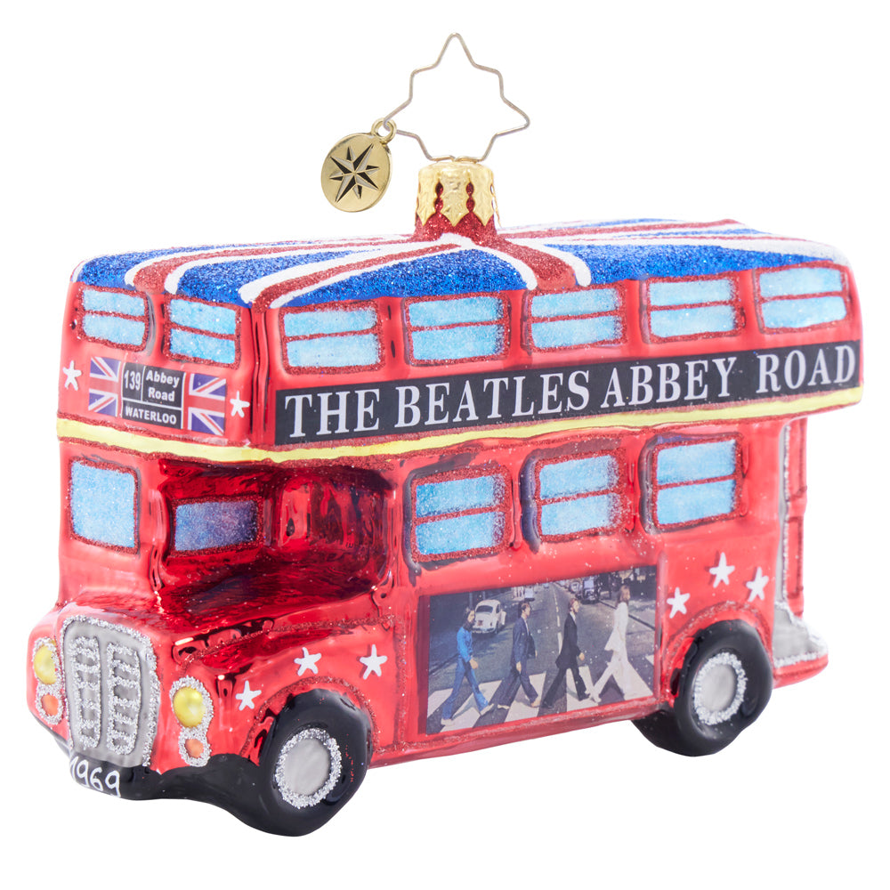 Front image - Christmas in Penny Lane Bus - (The Beatles ornament)