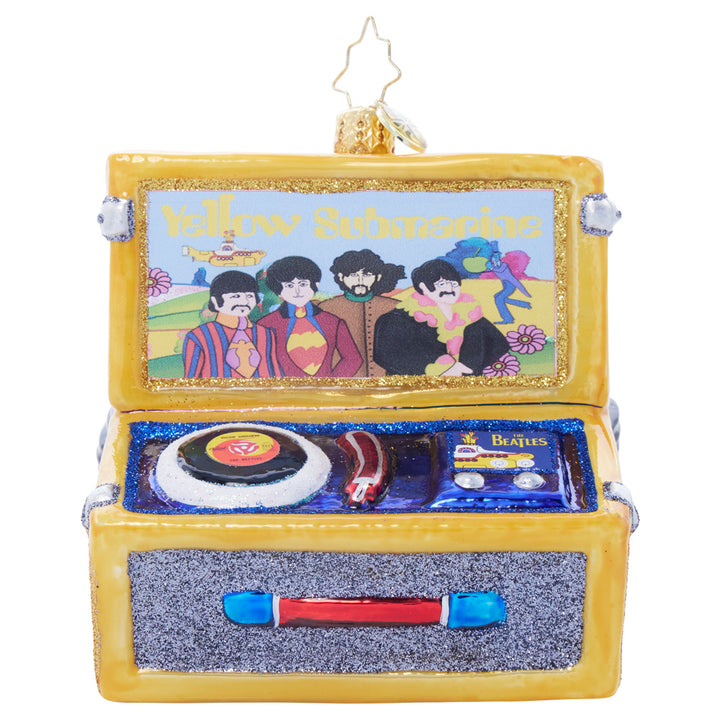 Front image - Rockin' Yellow Submarine Turntable - (The Beatles ornament)