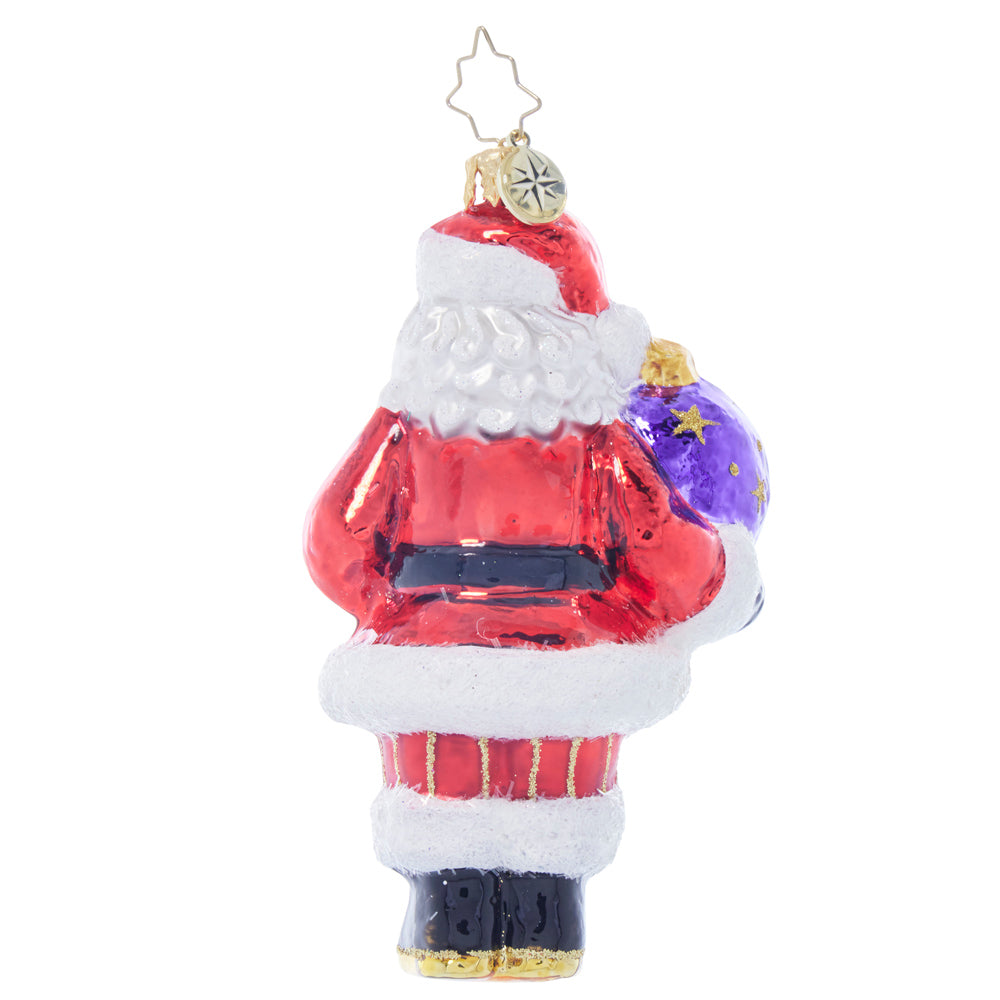 Back image - Santa's 2024 Keepsake - (Dated Santa ornament)