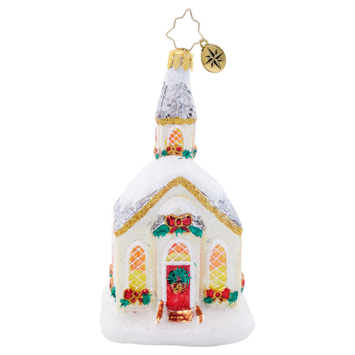 Front image - Snowy Sanctuary - (Religious ornament)