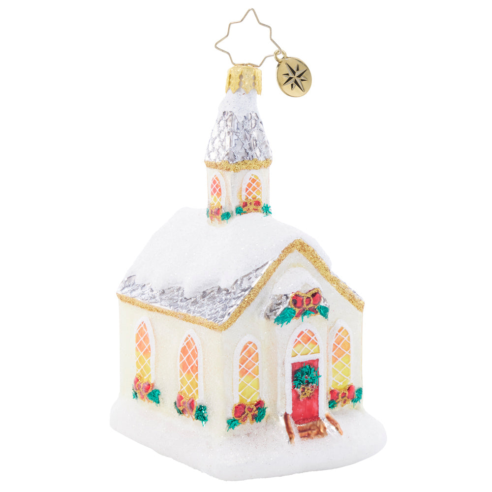 Side image - Snowy Sanctuary - (Religious ornament)