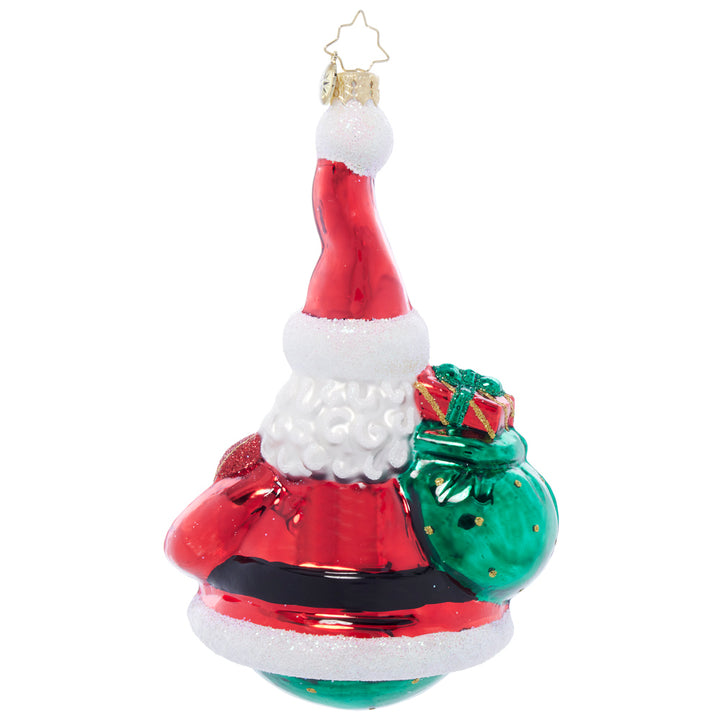 Back image - Full of Hope - (AIDS awareness Santa ornament)