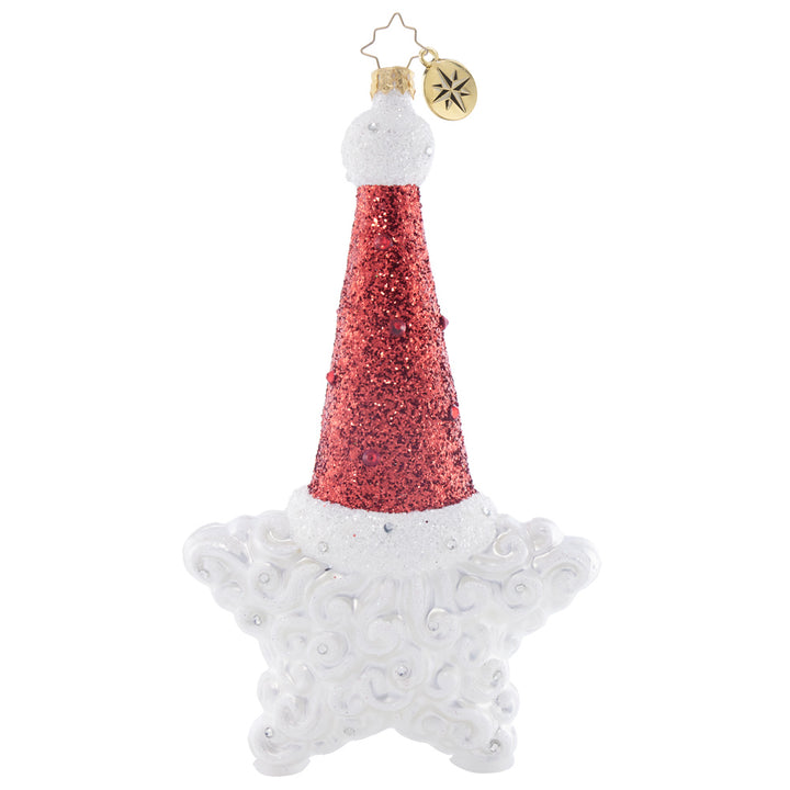 Back image - Santa's Star Power - (Santa ornament)