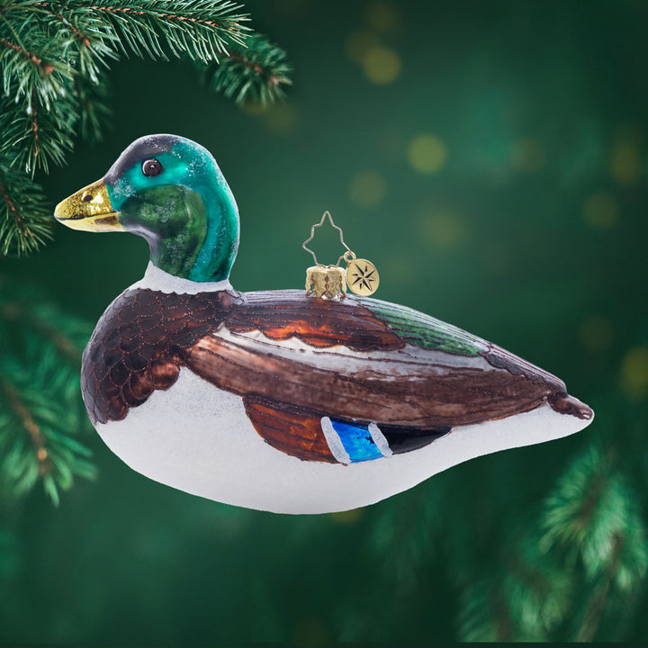Front image - Majestic Mallard - (Duck ornament)