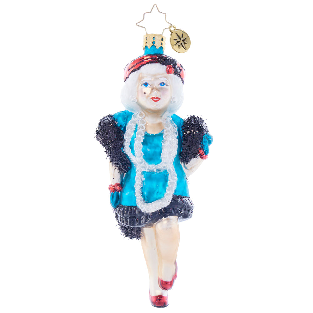 Front image - Fabulous Flapper Christmas - (Flapper ornament)