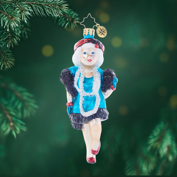 Front image - Fabulous Flapper Christmas - (Flapper ornament)