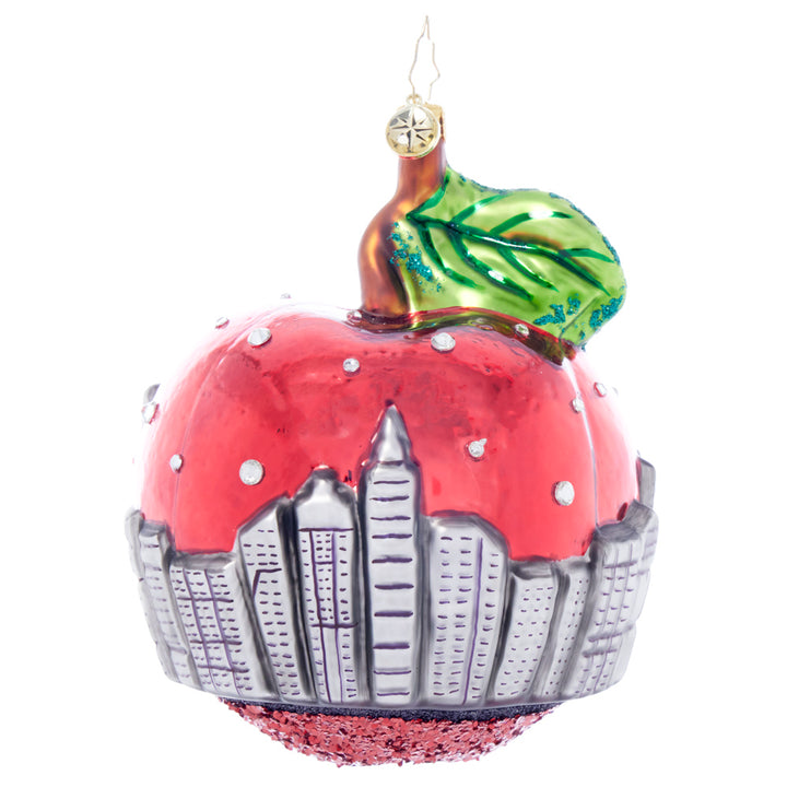 Back image - Big Apple Skyline Sparkle - (New York ornament)