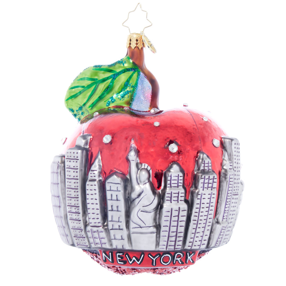 Front image - Big Apple Skyline Sparkle - (New York ornament)