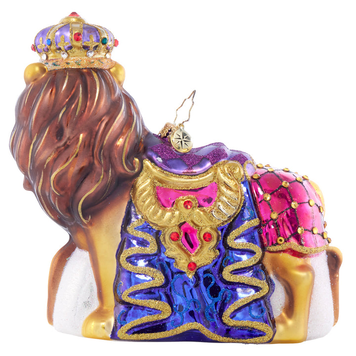 Back image - Crowned Lion Majesty - (Lion ornament)