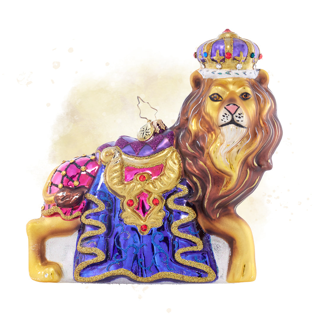 Crowned Lion Majesty Animal All-season Tree Ornament