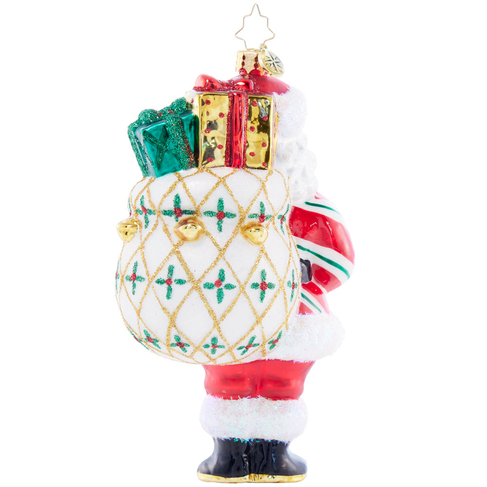 Back image - Lovely Presents from Santa - (Santa ornament)