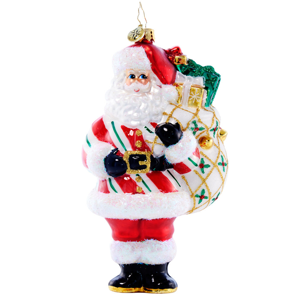 Front image - Lovely Presents from Santa - (Santa ornament)