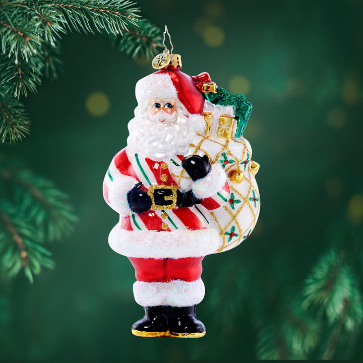 Front image - Lovely Presents from Santa - (Santa ornament)