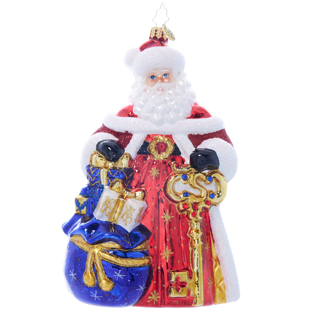 Front image - Unlocking Holiday Magic - (Santa ornament)