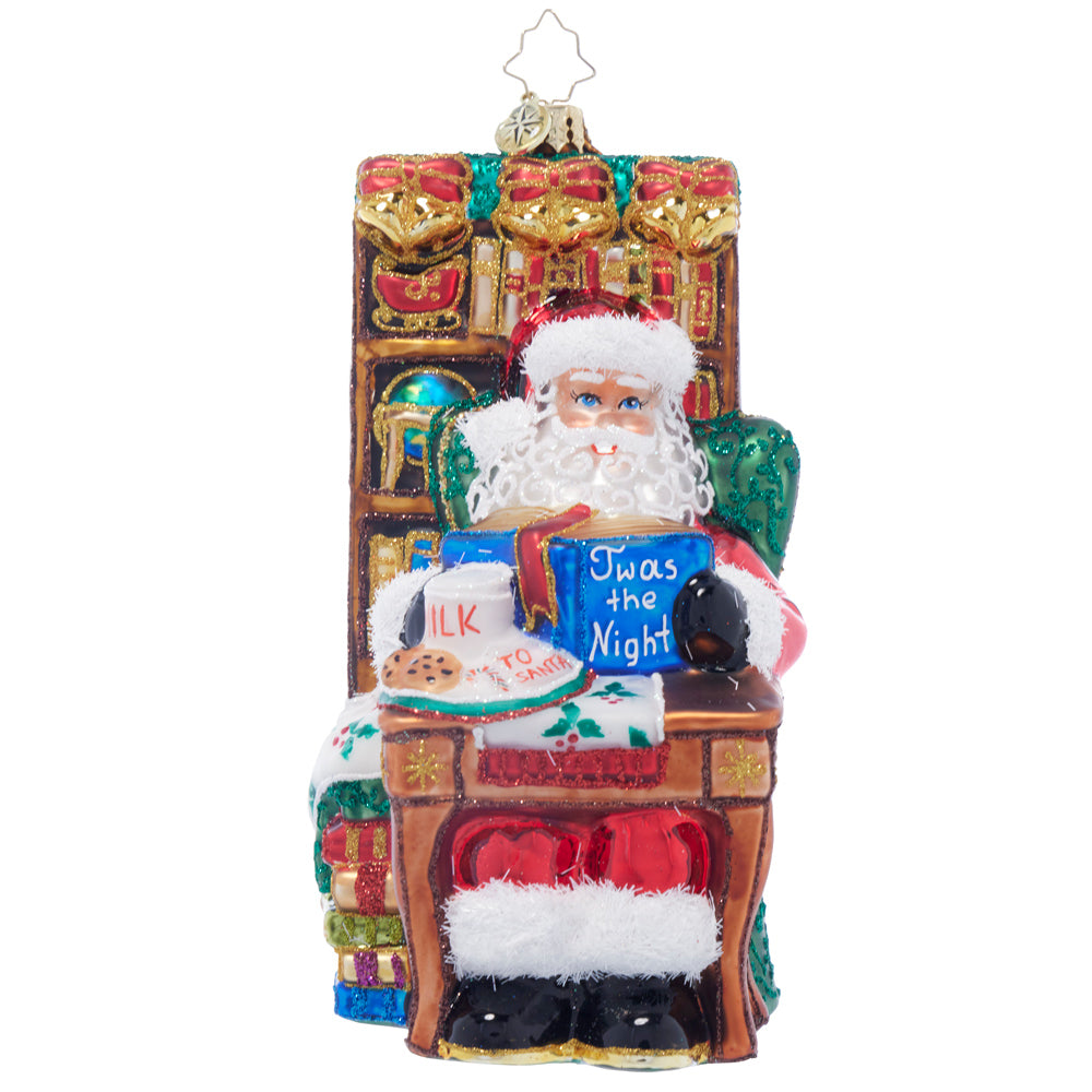 Front image - A Tale of Christmas Eve - (Santa ornament)