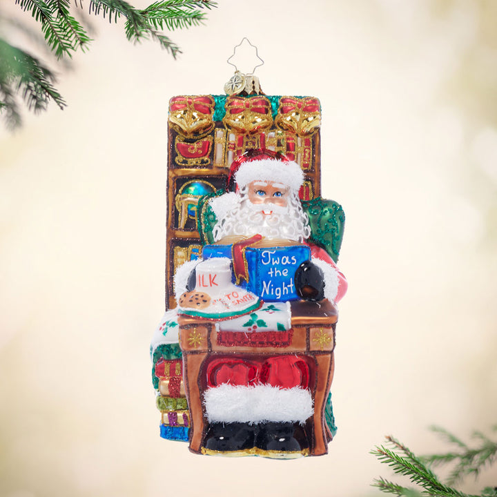 Front image - A Tale of Christmas Eve - (Santa ornament) 