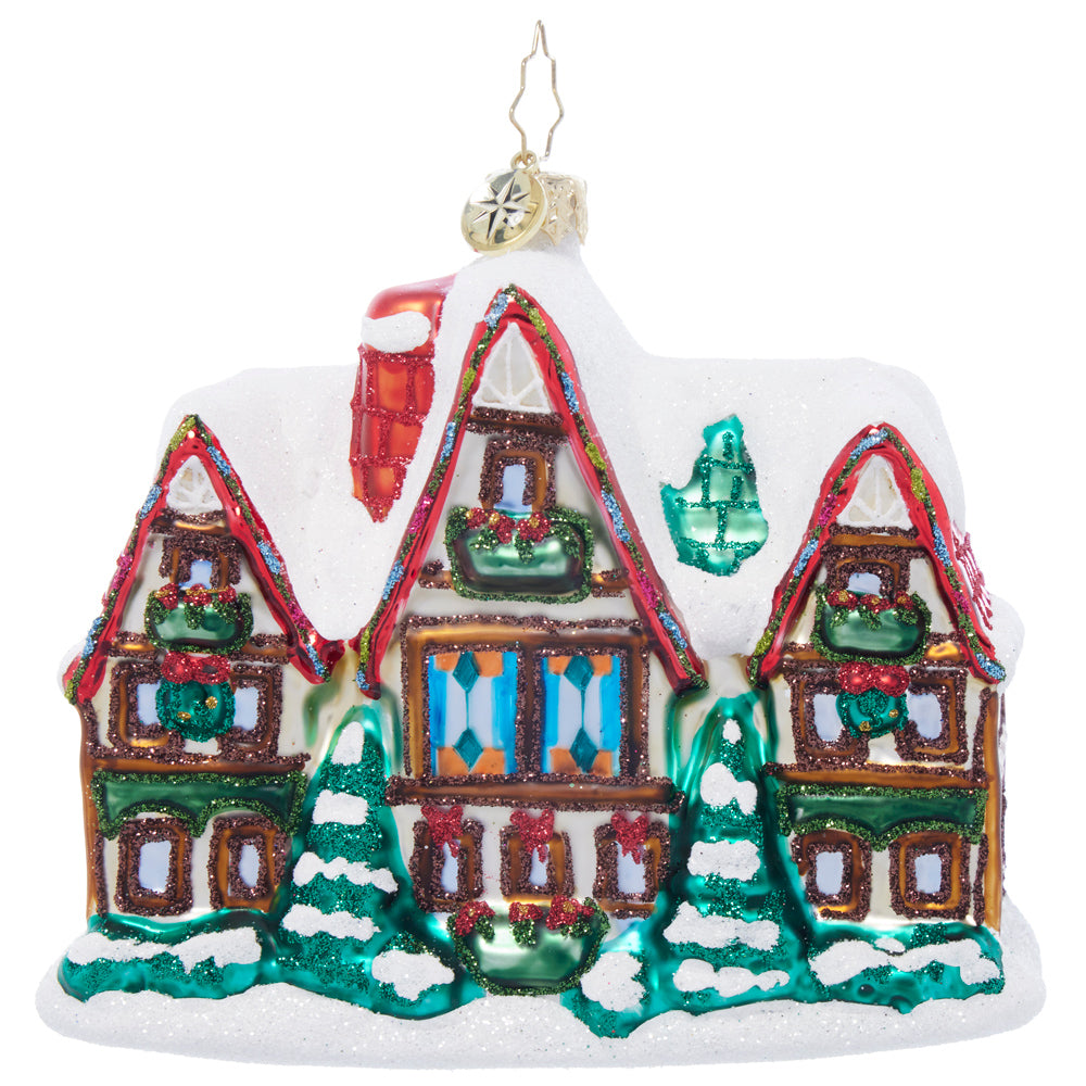 Back image - All Through the House - (House ornament)