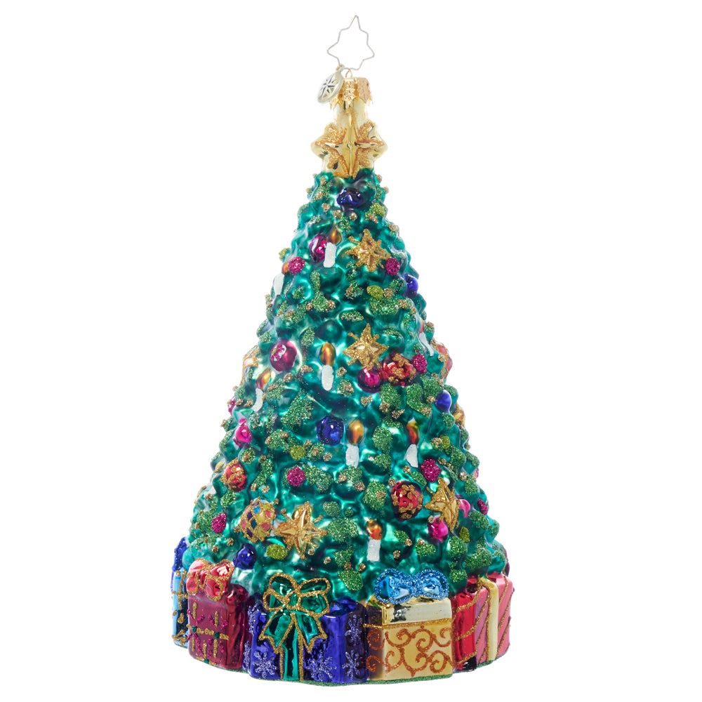 Front image - Twinkling Tree - (Christmas tree ornament)