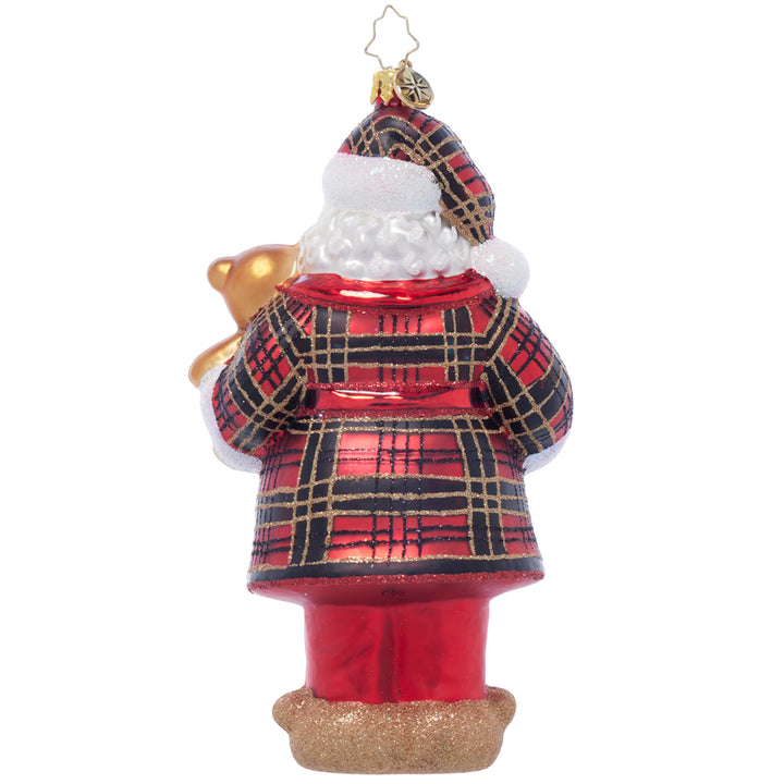 Back image - Sweet Slumber Treat - (Santa ornament)