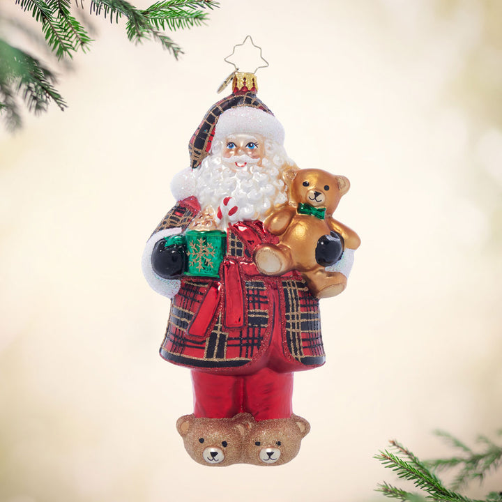 Front image - Sweet Slumber Treat - (Santa ornament)