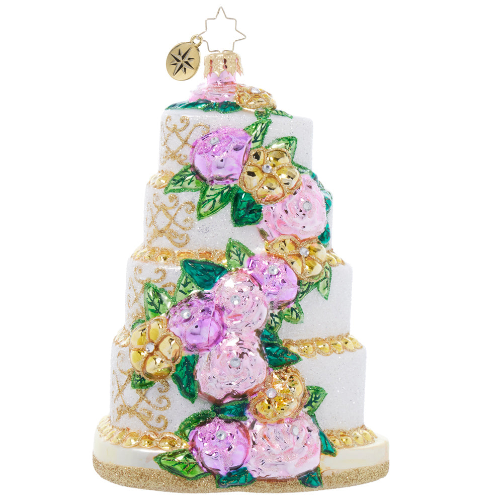 Front image - Heart Shaped Wedding Cake - (Wedding cake ornament)