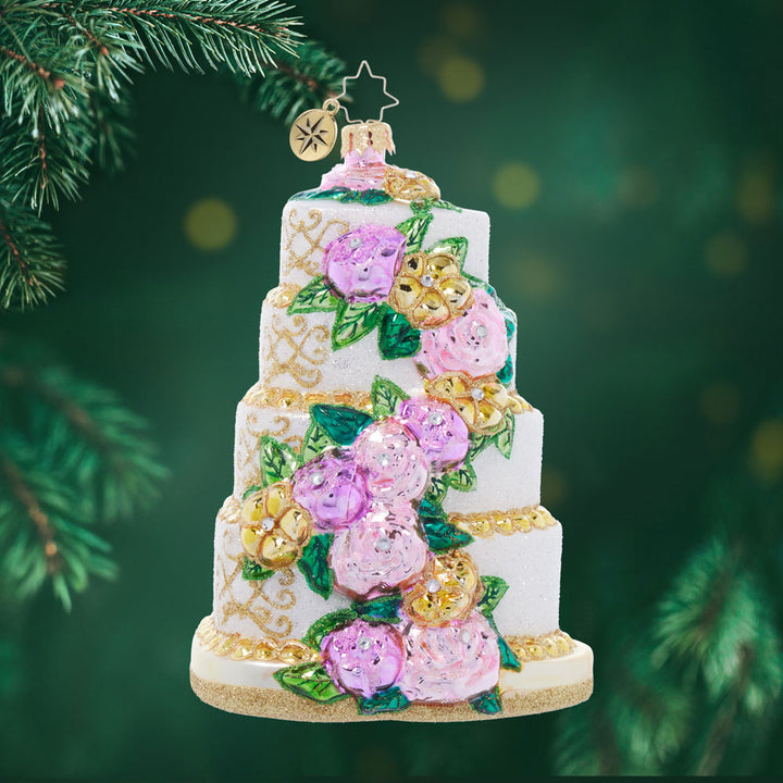 Heart Shaped Wedding Cake Personalized