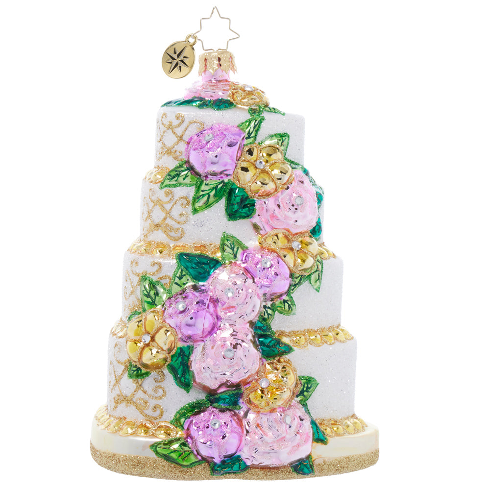 Heart Shaped Wedding Cake Personalized