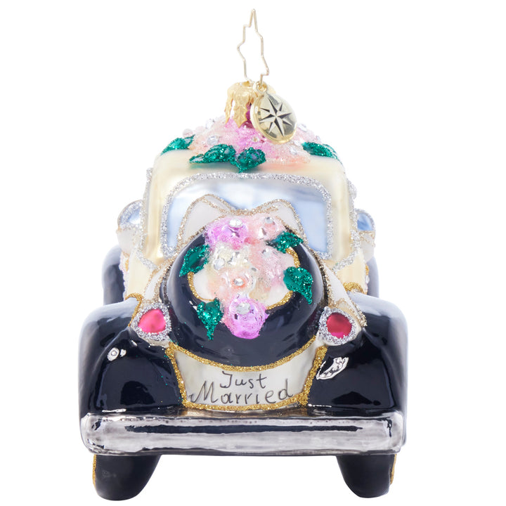 Back image - Wedding Day Wheels - (Wedding ornament)