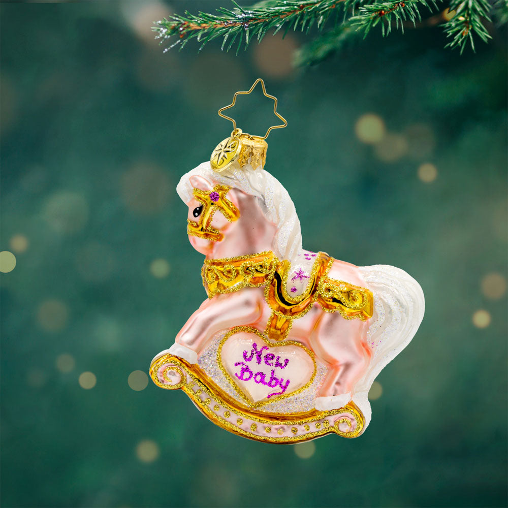 Babys First Christmas Filly Gem – Christopher Radko
