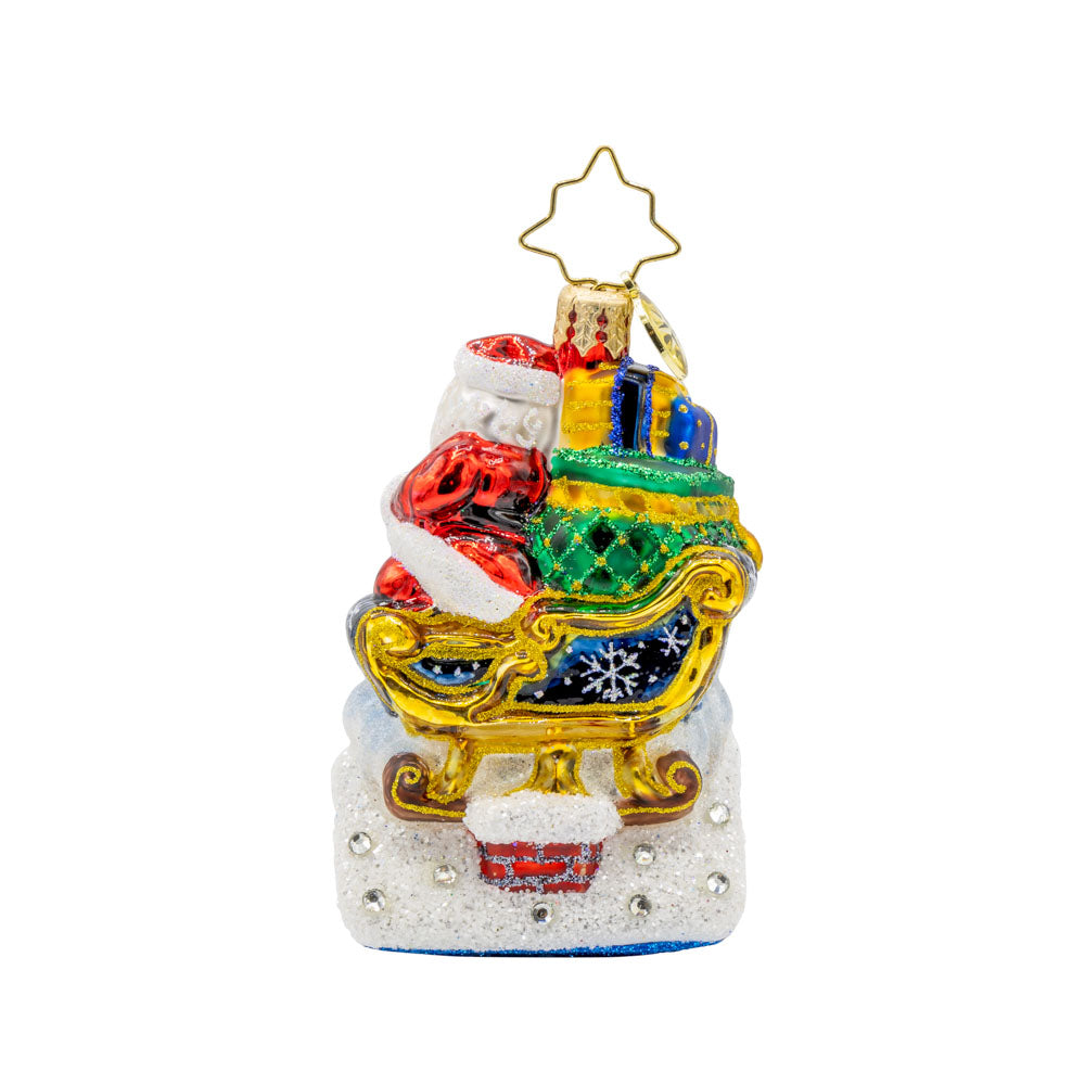 Dimensions Rooftop Santa Rooftop Parking Santa 2025 Gem – Christopher Radko