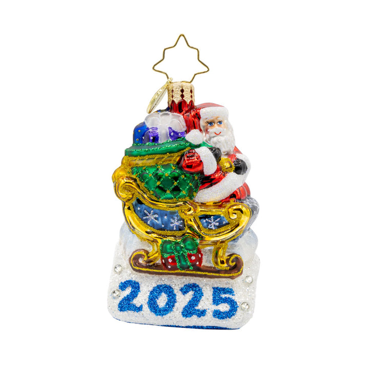 Dimensions Rooftop Santa Rooftop Parking Santa 2025 Gem – Christopher Radko