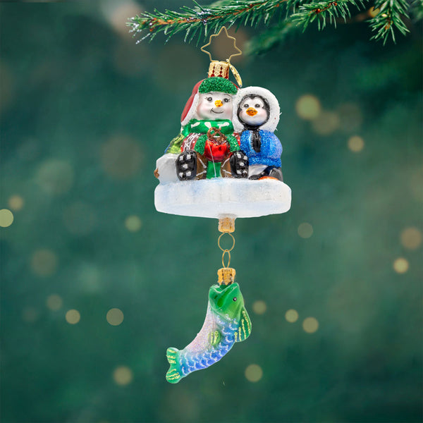 Ice Fishing Snow Pals Gem – Christopher Radko