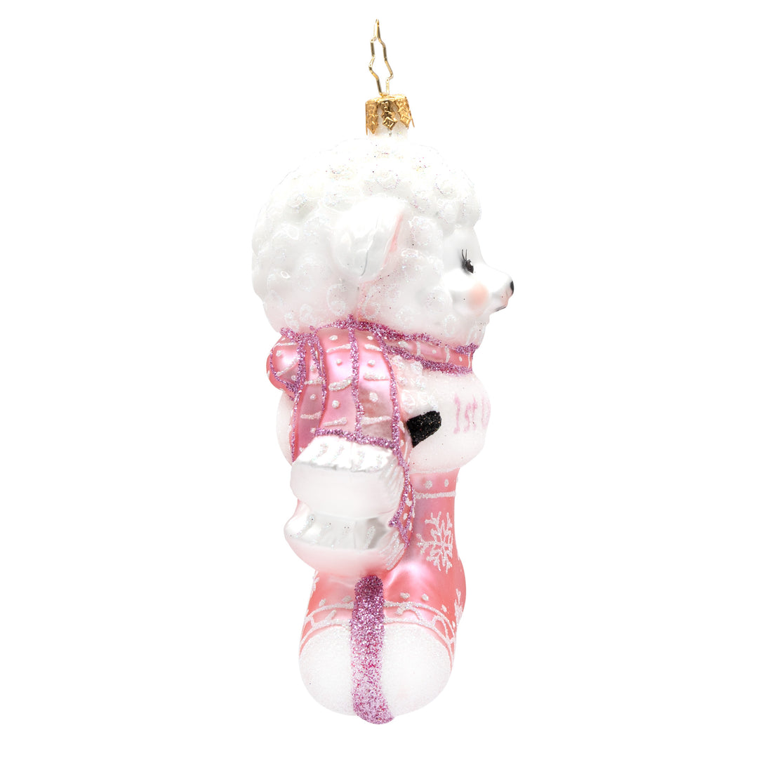 A Snowy Pink First Christmas