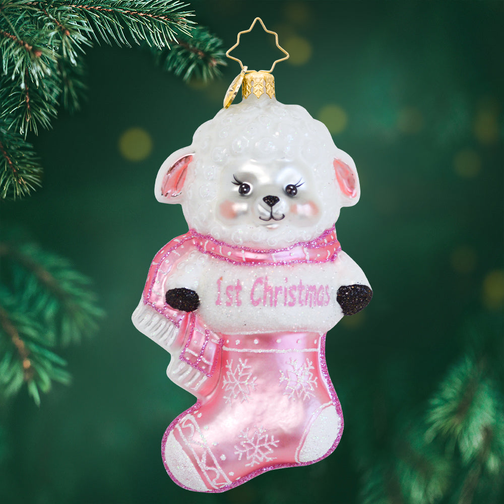 A Snowy Pink First Christmas