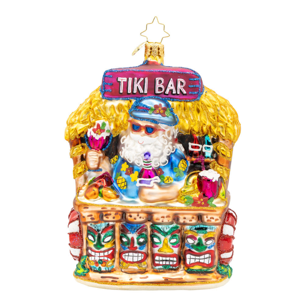 Tiki Bar Santa