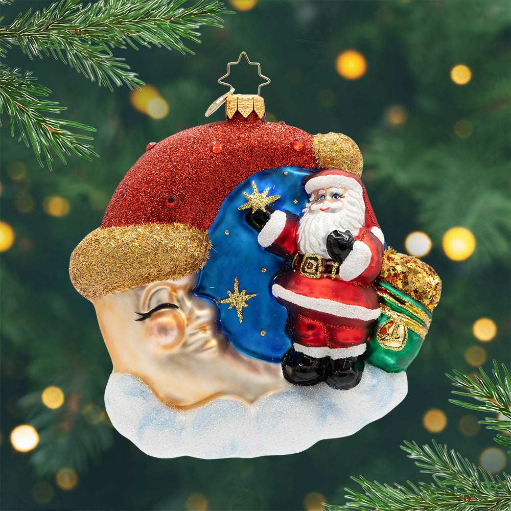 Crescent Wishes Santa Personalized