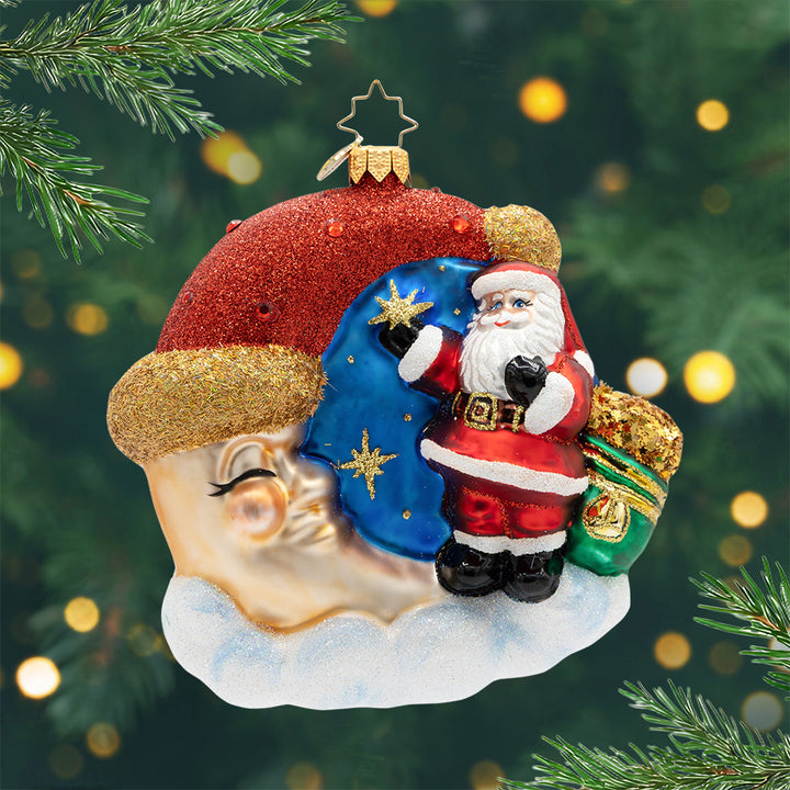 Crescent Wishes Santa Personalized