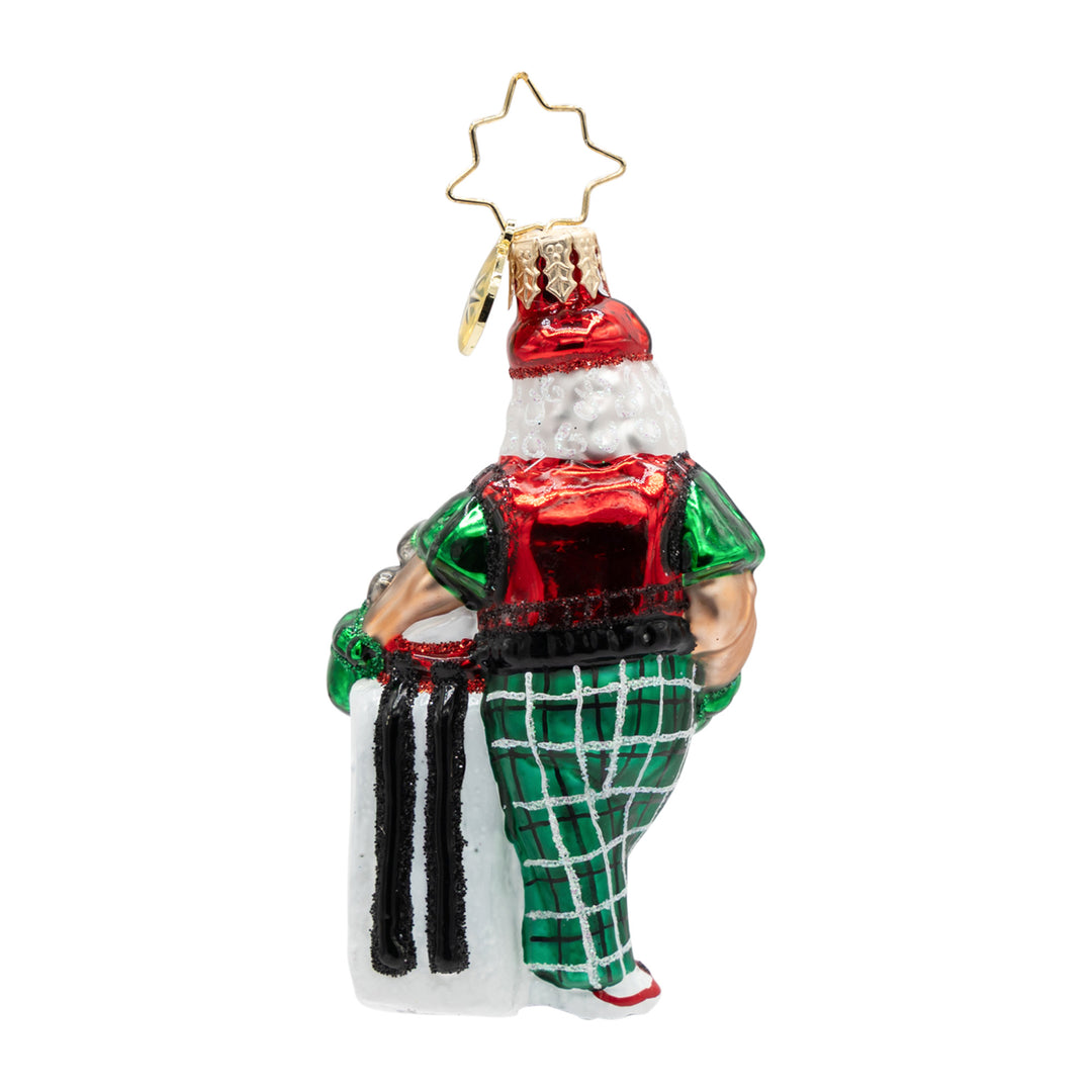 Jolly Golfer Santa Gem