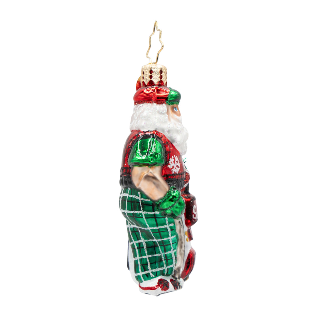 Jolly Golfer Santa Gem
