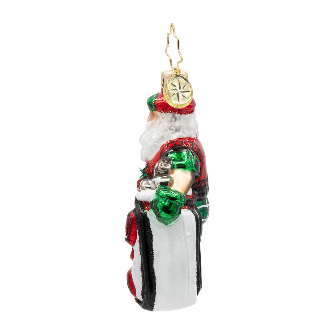 Jolly Golfer Santa Gem
