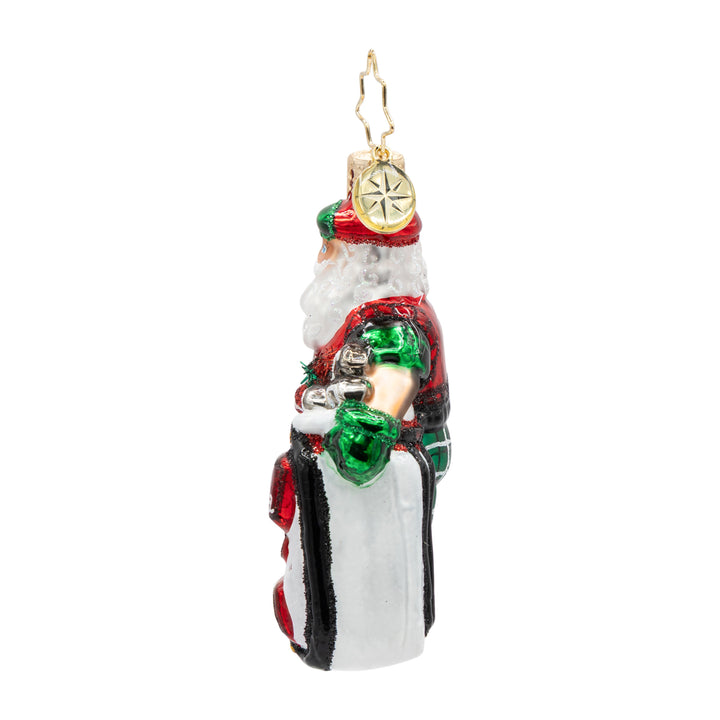 Jolly Golfer Santa Gem