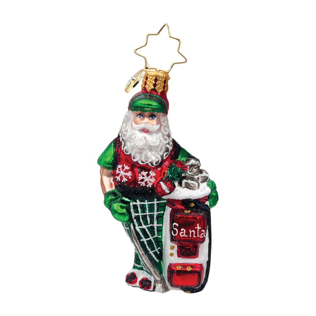 Jolly Golfer Santa Gem - Preorder (2026 Delivery) – Christopher Radko