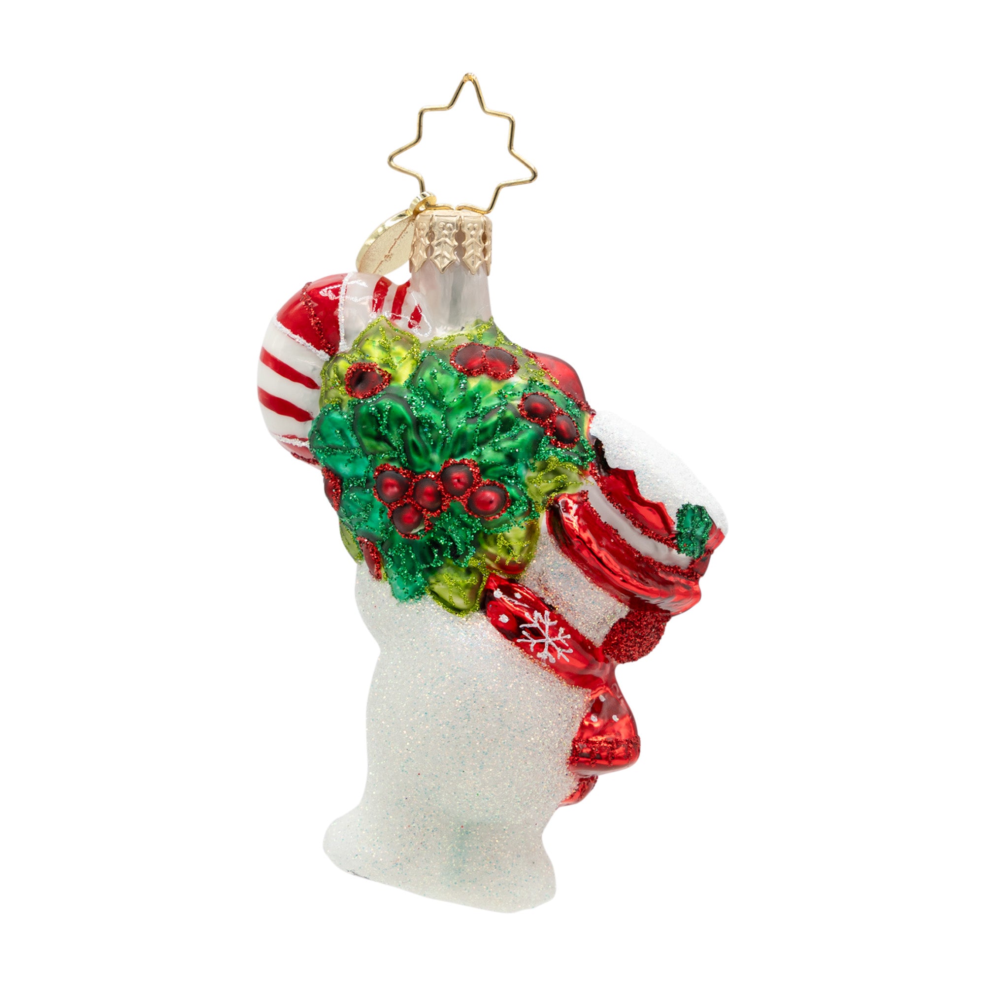 Snowy Retro Cheer Gem – Christopher Radko