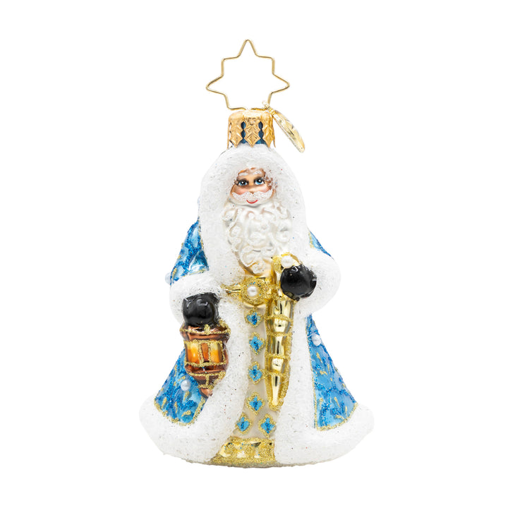 Gilded Grandeur Santa Gem