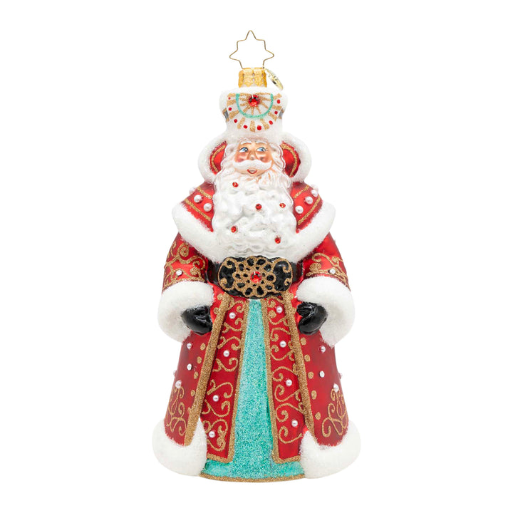 Gilded Majesty Santa Signed
