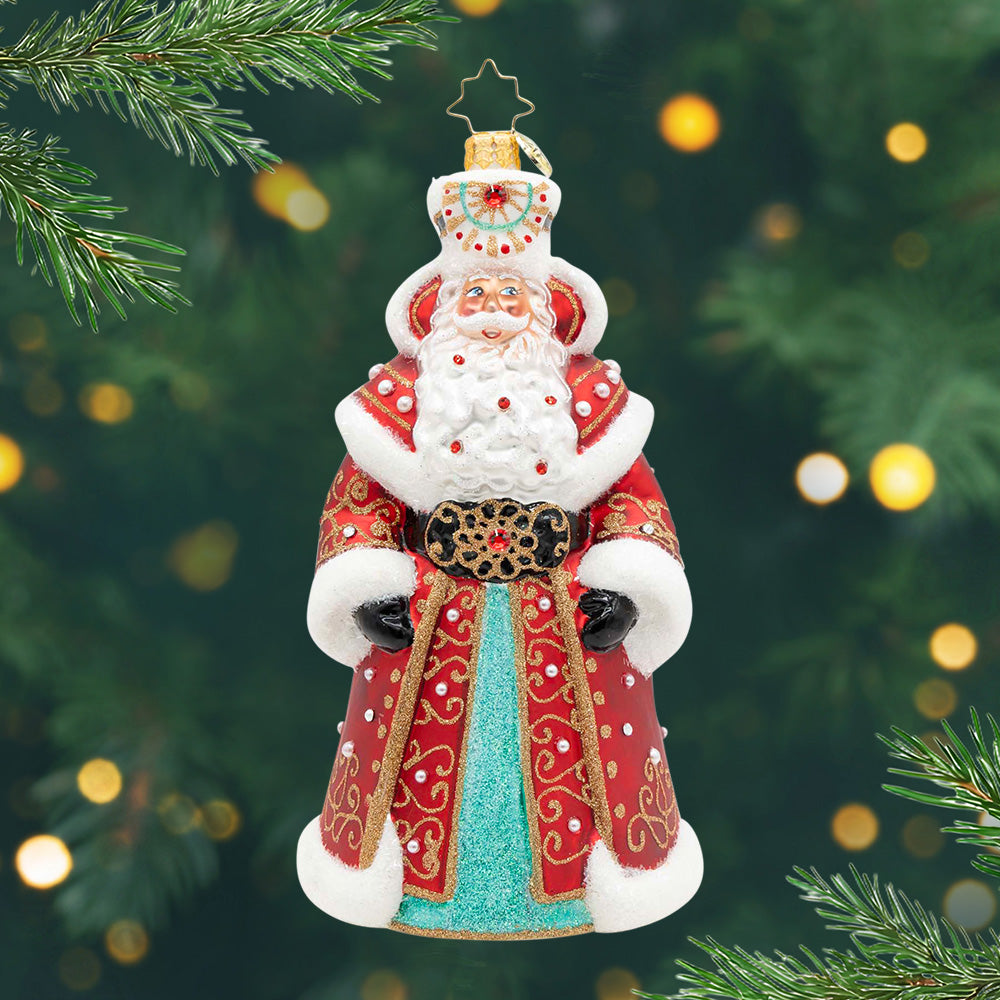 Gilded Majesty Santa Signed