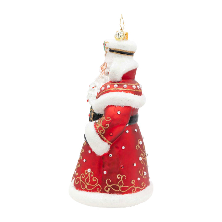 Gilded Majesty Santa Signed